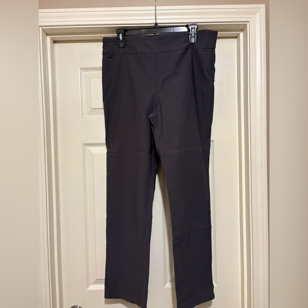 Kim Rogers Women's Charcoal Pull On Pants